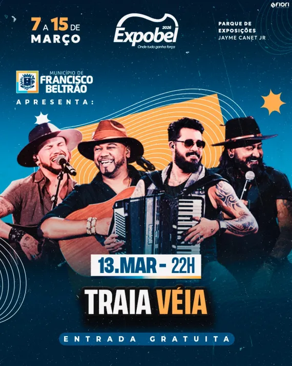 Expobel 2026: Show com Traia Véia