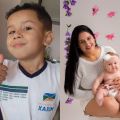 Saymon, a tia Josiane Ferreira e a prima Isadora não resistiram aos ferimentos (Foto: Divulgação/Oeste Mais)