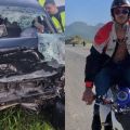 Motorista e passageiro morrem na BR-101, em Balneário Camboriú — Foto: PRF/Redes Sociais
