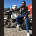 Eduarda Blazius caiu de moto na pista e foi atropelada por uma carreta (Foto: Divulgação)