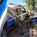 Detentos roubaram viatura para fuga — Foto: Polícia Militar do Paraná