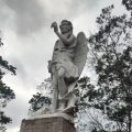 Estátua de Lúcifer erguida em Gravataí pesa uma tonelada e custou R$ 35 mil — Foto: Mestre Lukas de Bará da Rua/Divulgação