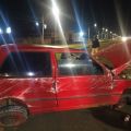 Carro após acidente em rodovia do RS — Foto: PRF/Divulgação