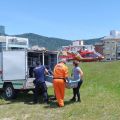 Corpo apresentava elevado grau de deterioração (Foto: Corpo de Bombeiros)